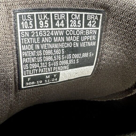 SKECHERS Go Walk Flex Brown Slip-ins Sneaker Men's Size 10.5 Extra Wide Fit - Picture 9 of 12